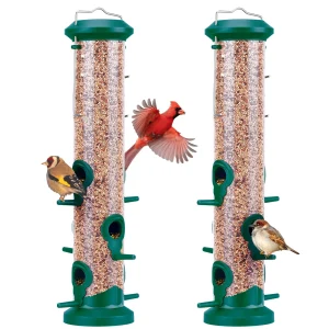 Kingsyard 2 Pack Wild Bird Feeders for Outdoors Hanging