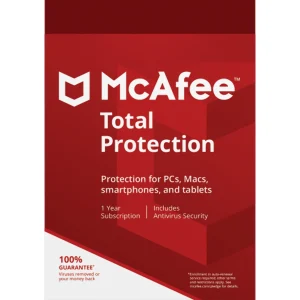 McAfee®+ Premium Individual Antivirus and Internet Security Software for Unlimited Devices (Windows®/Mac®/Android/iOS/ChromeOS), 1-Year Subscription